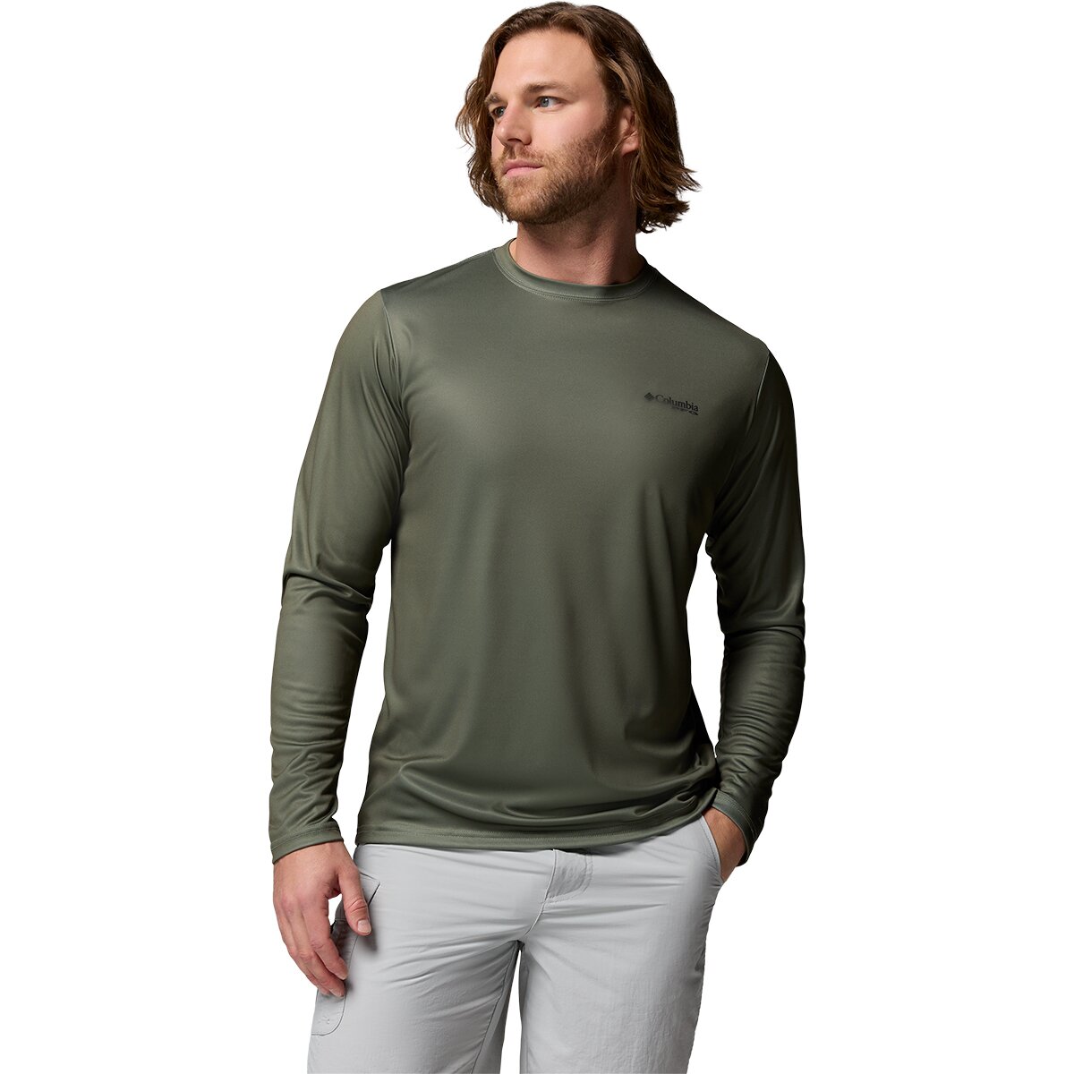 Image of Columbia Terminal Tackle PFG Dare Devil Long-Sleeve Shirt - Men's Cypress, XL