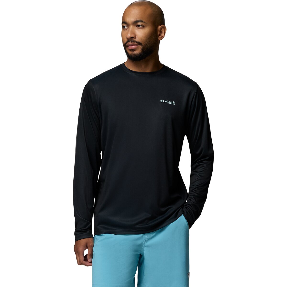 Image of Columbia Terminal Tackle PFG Sea Creature LS Shirt - Men's Black, XS