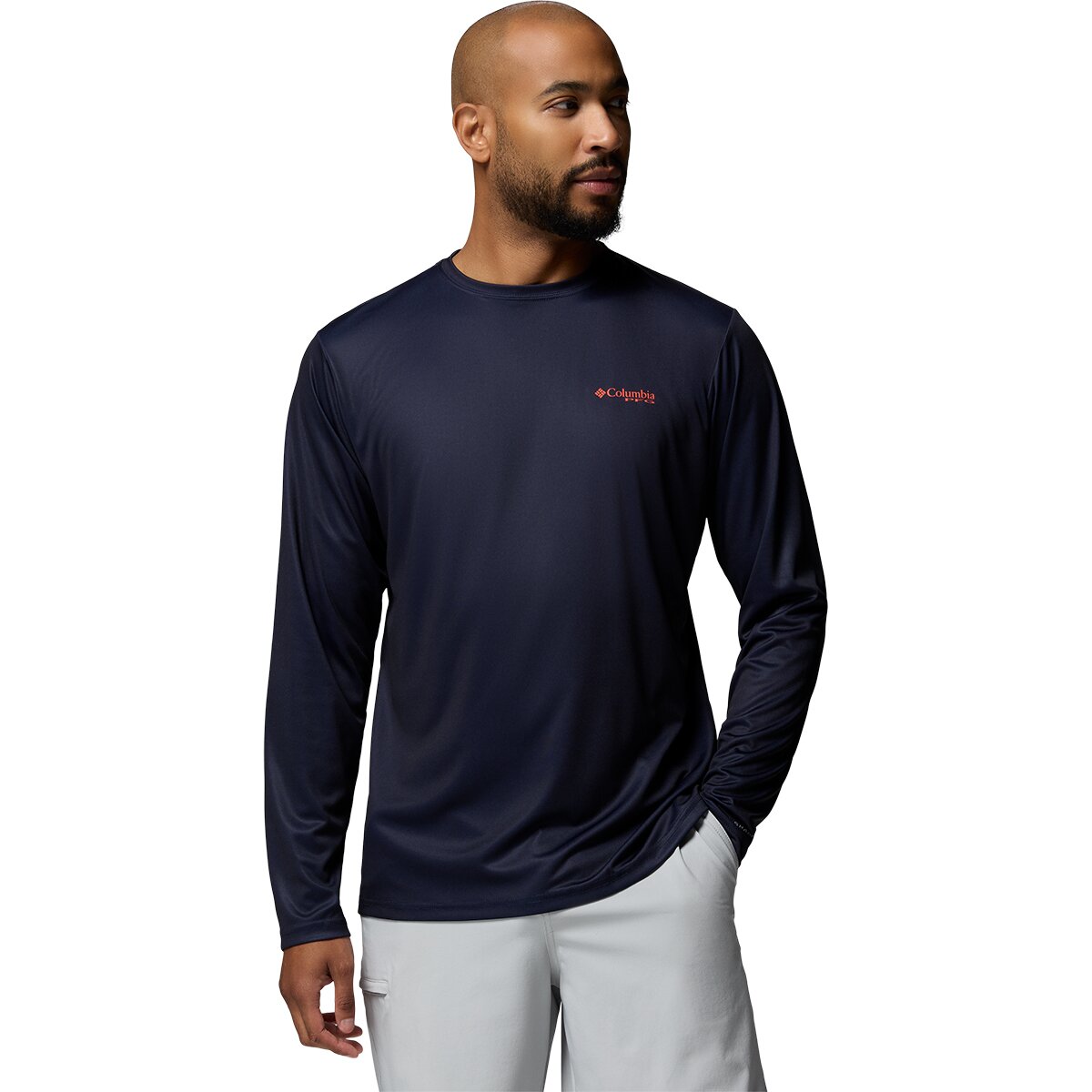 Image of Columbia Terminal Tackle PFG Sea Creature LS Shirt - Men's Collegiate Navy, XXL