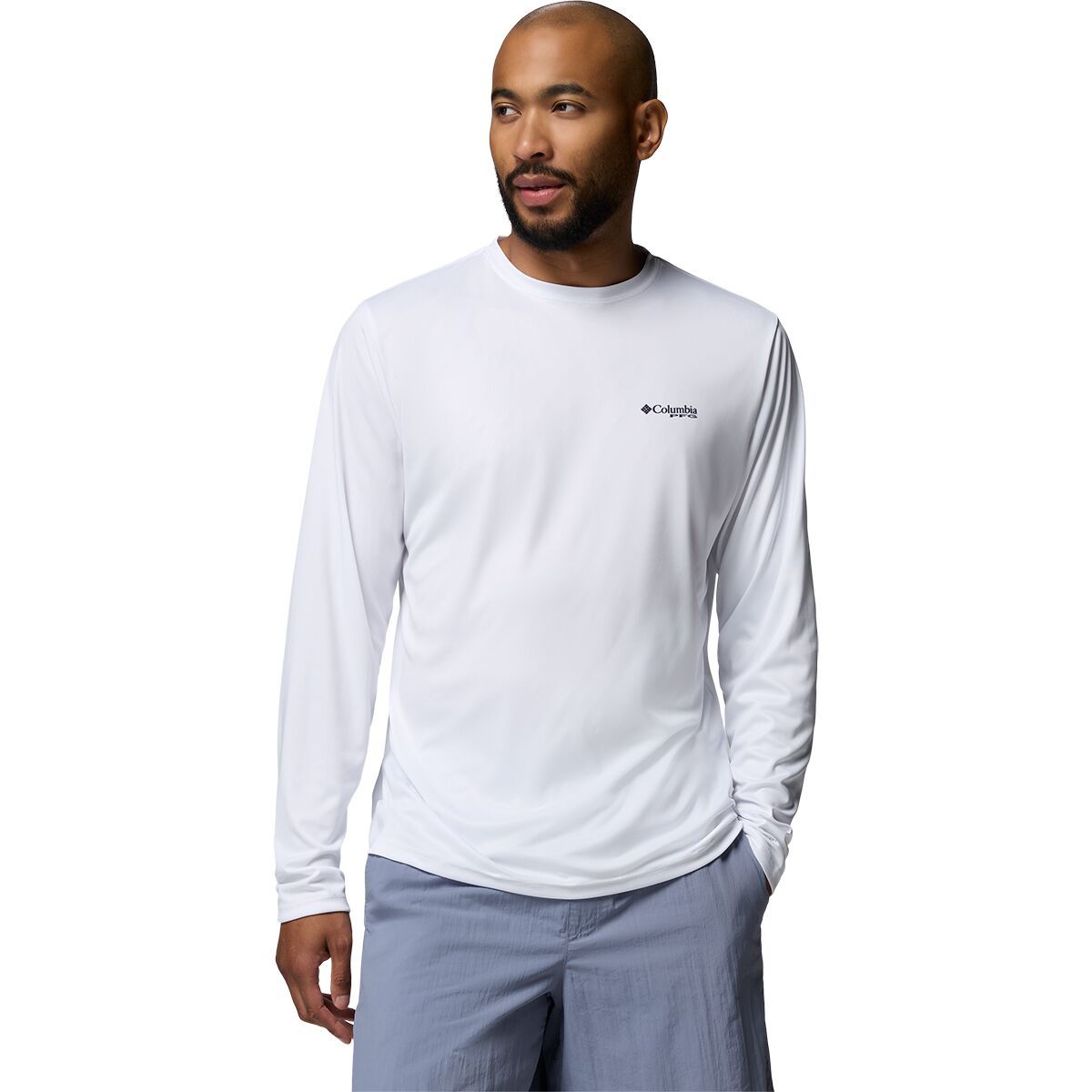 Image of Columbia Terminal Tackle PFG Sea Creature LS Shirt - Men's White, S