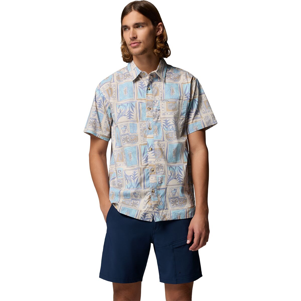 Image of Columbia Trollers Best II Short-Sleeve Shirt - Men's Twilight Resort Time, XL