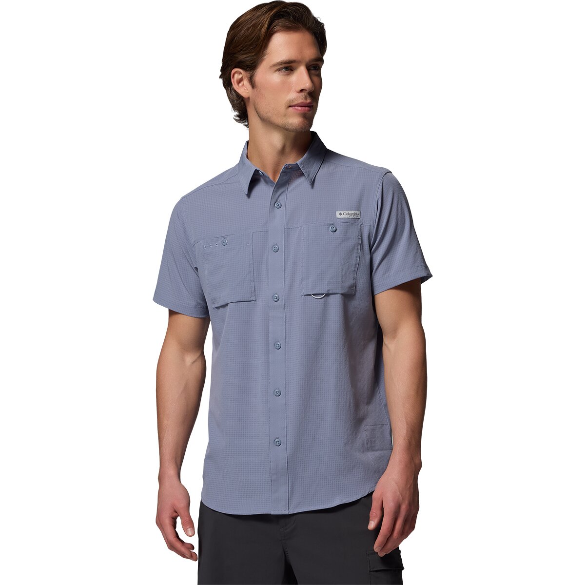 Image of Columbia Wild Cast Vent Short-Sleeve Shirt - Men's New Moon, L