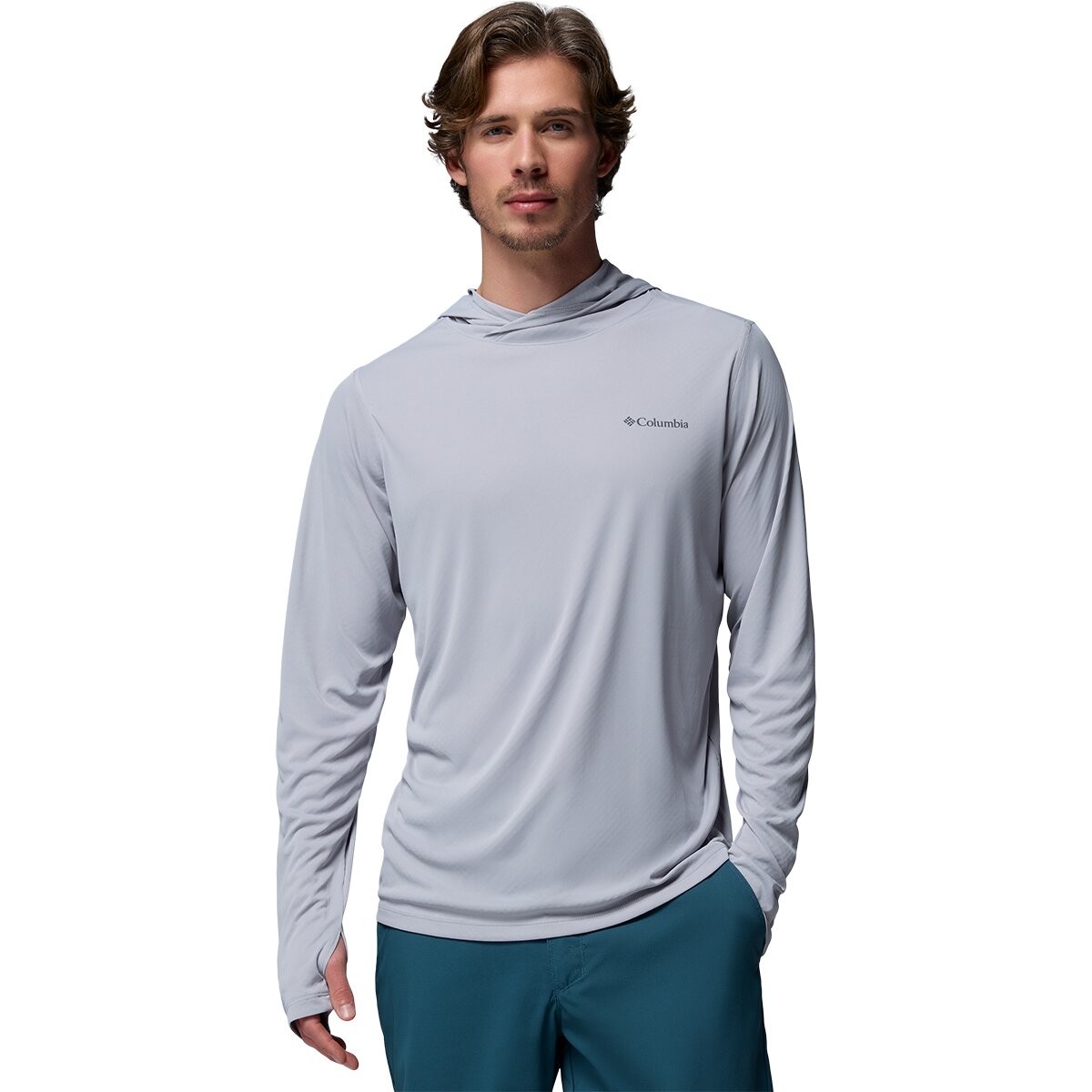 Image of Columbia Zero Rules Lite Hoodie - Men's Columbia Grey, S