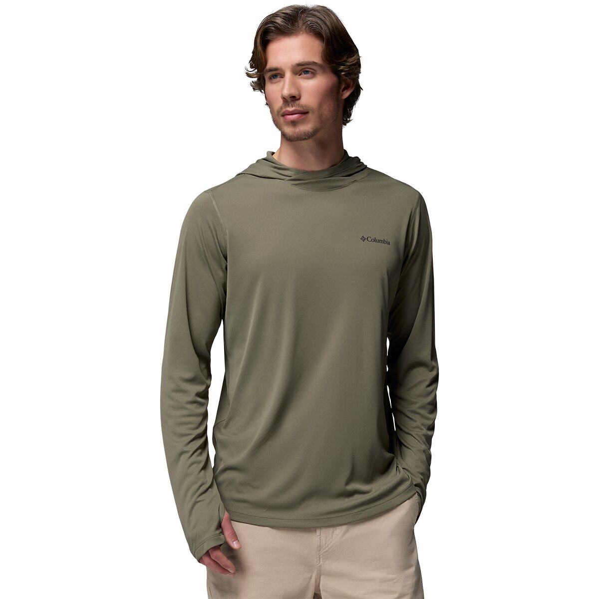 Image of Columbia Zero Rules Lite Hoodie - Men's Stone Green, S