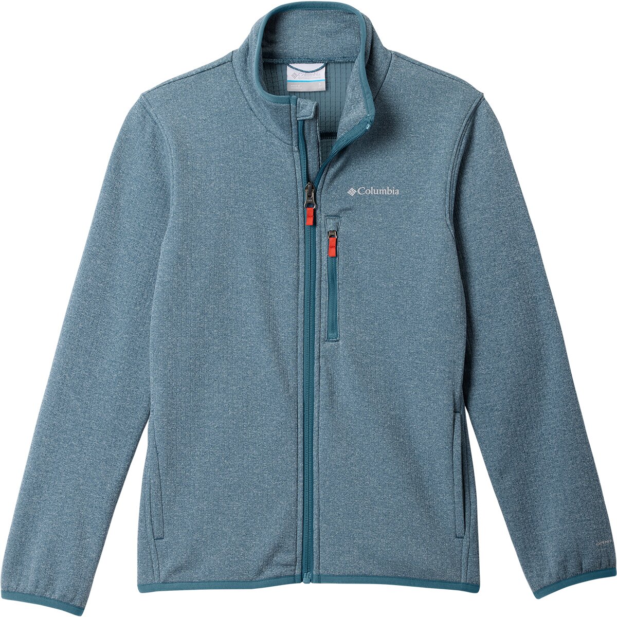 Image of Columbia Essential Hike Grid Fleece Full-Zip Jacket - Kids' Everblue, M
