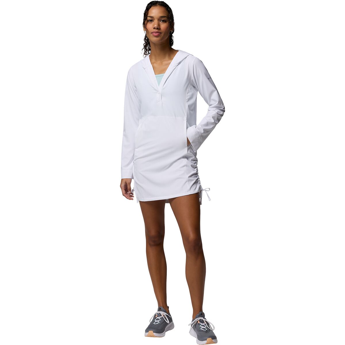 Image of Columbia PFG Castback Coverup - Women's White, M