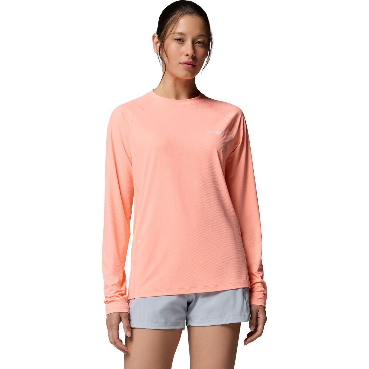 Image of Columbia PFG Solar Stream II Long-Sleeve Shirt - Women's Tiki Pink, XL