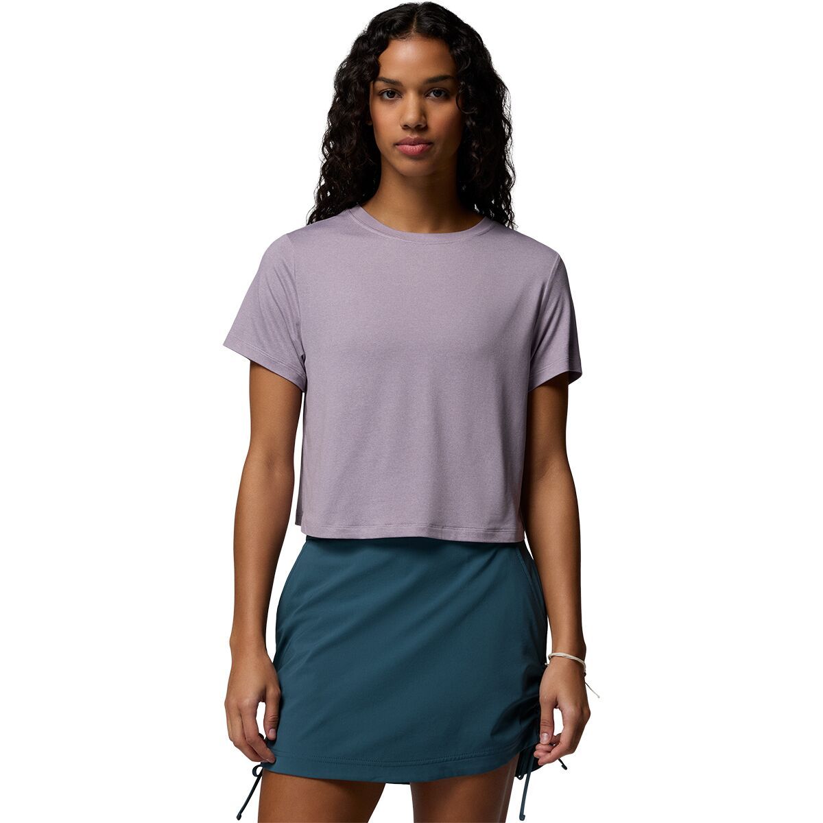 Image of Columbia Parsons Point Short-Sleeve T-Shirt - Women's Lavender Pearl Heather, XL