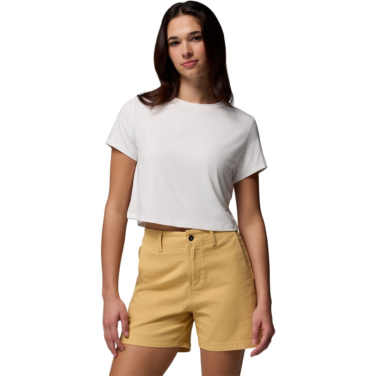 Image of Columbia Parsons Point Short-Sleeve T-Shirt - Women's Sea Salt, M