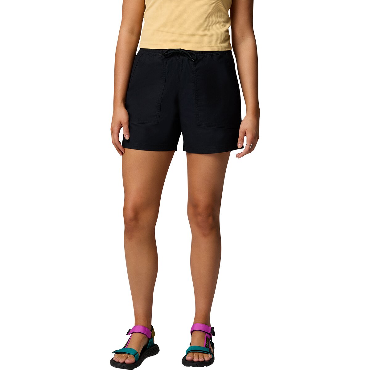 Image of Columbia ROC Ripstop 5in Short - Women's Black, M