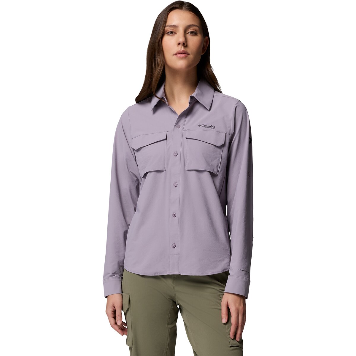 Columbia Silver Ridge Elite Woven Long-Sleeve Shirt - Women's Shale Purple, L