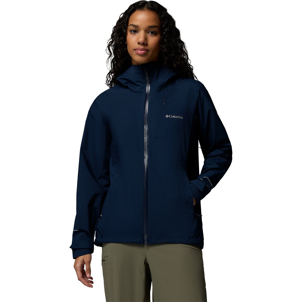 Image of Columbia Trailborne 2.5L Shell - Women's Collegiate Navy, XL