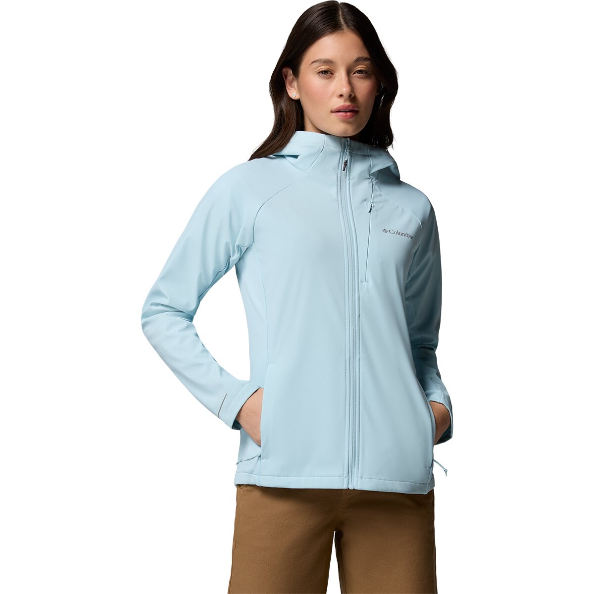 Image of Columbia Trailborne Softshell - Women's Marine Light, XL