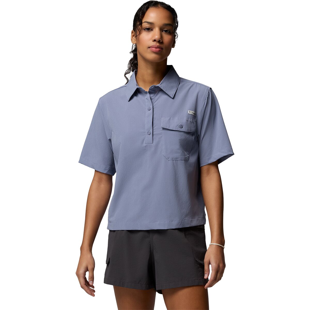 Image of Columbia Wild Cast Vent Short-Sleeve Shirt - Women's New Moon, M