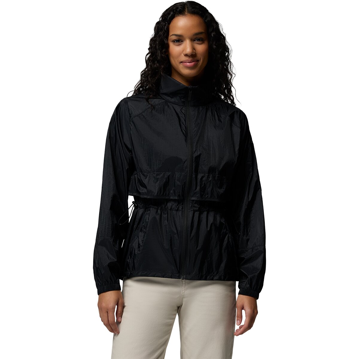 Image of Columbia Willow Sky Windbreaker - Women's Black, XL