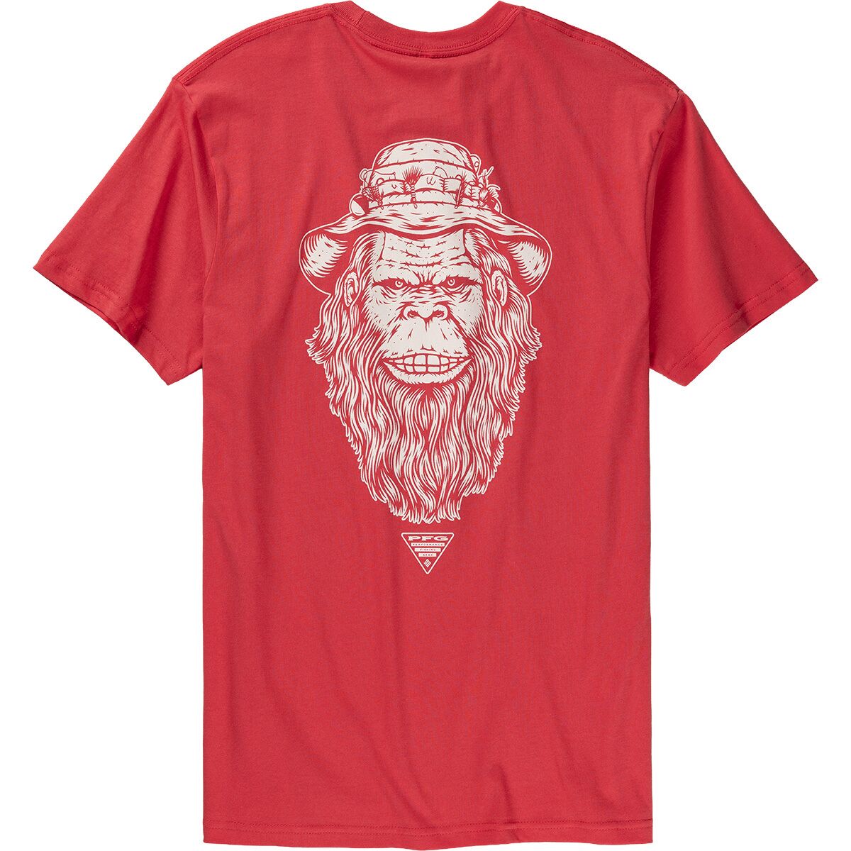 Image of Columbia Bigfly Short-Sleeve T-Shirt - Men's Sunset Red, S