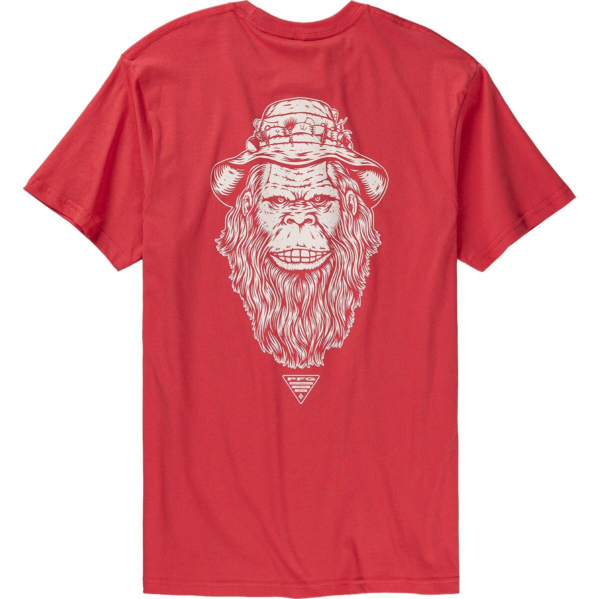 Image of Columbia Bigfly Short-Sleeve T-Shirt - Men's Sunset Red, S