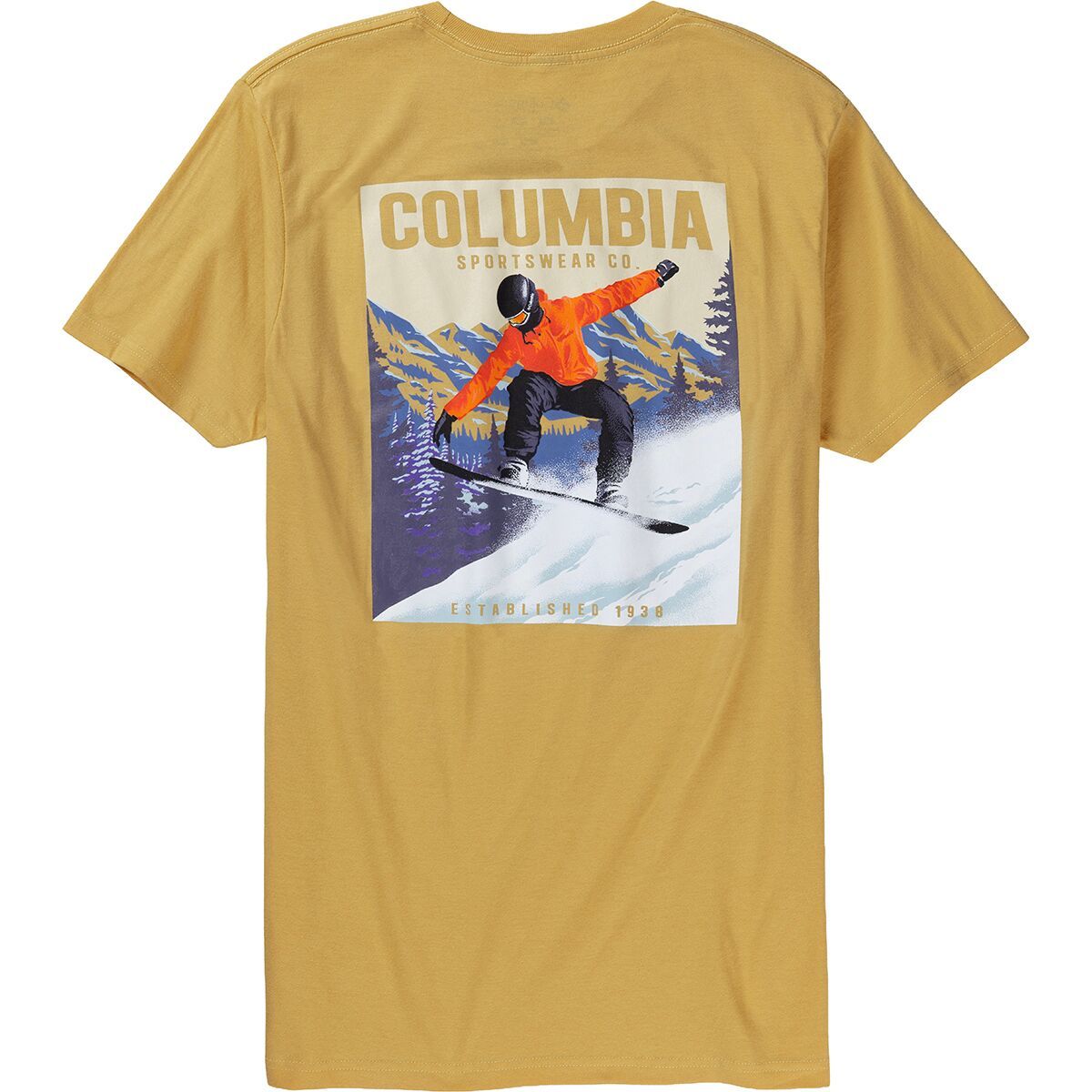 Columbia Columbia Dean Short-Sleeve T-Shirt - Men's Mustard, XL