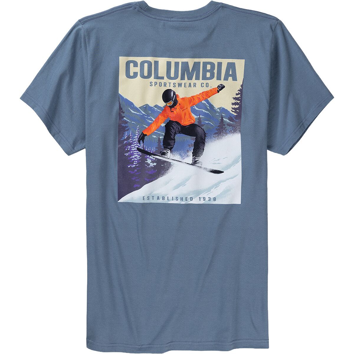 Image of Columbia Dean Short-Sleeve T-Shirt - Men's Steel, M