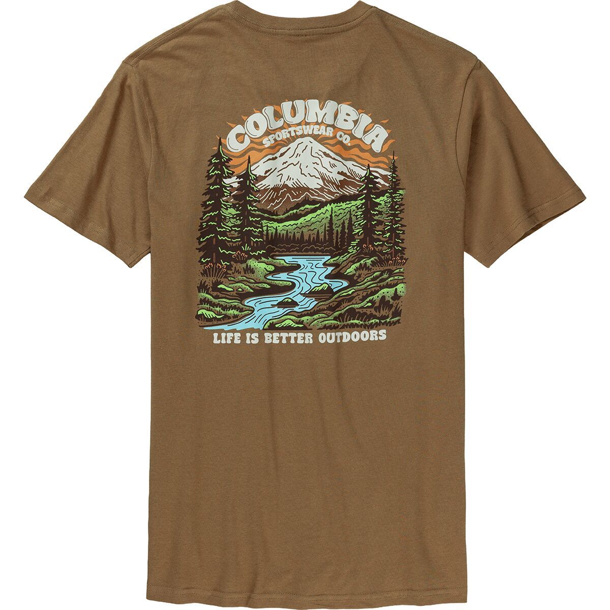 Image of Columbia Graceful Short-Sleeve T-Shirt - Men's Delta, M