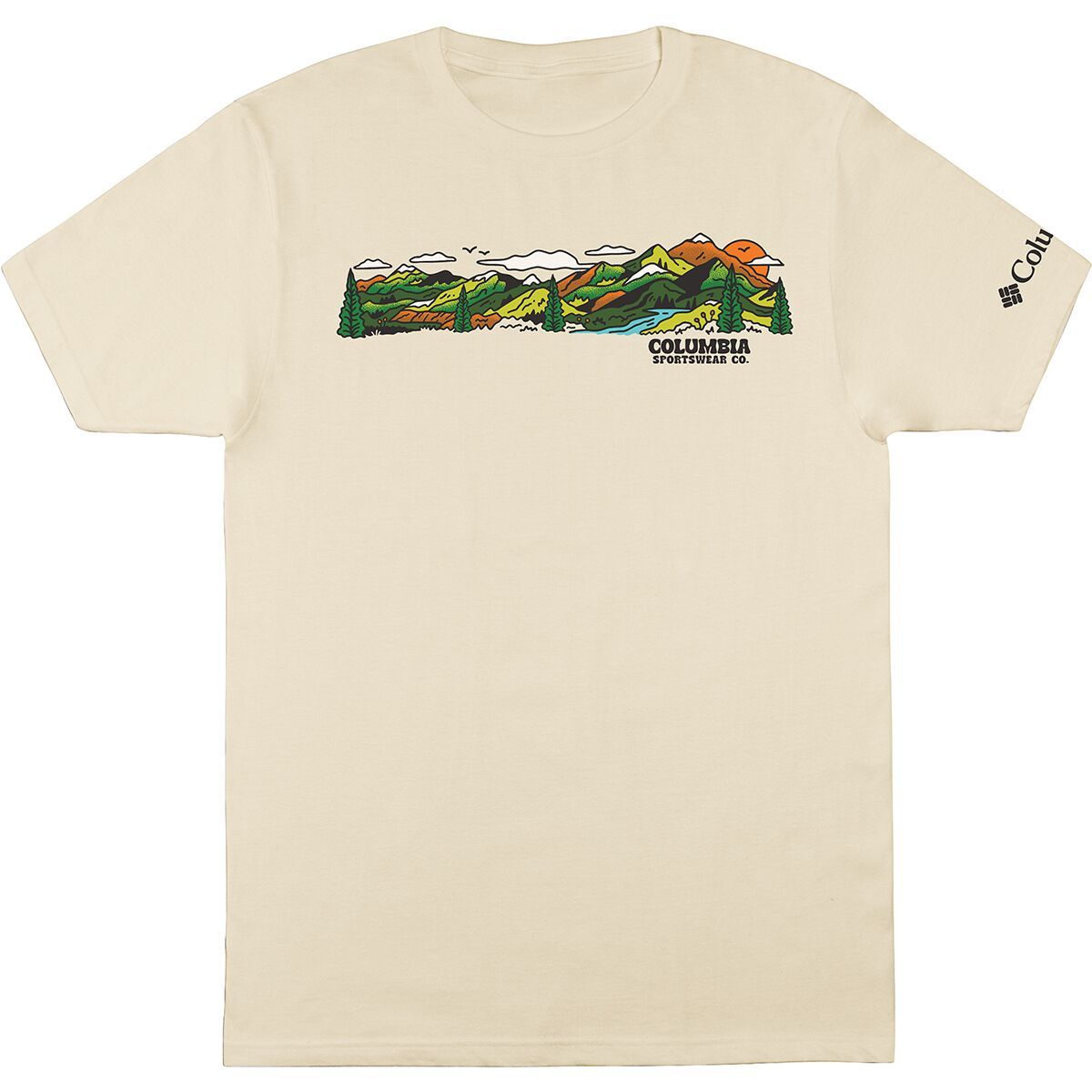 Image of Columbia Gratitude Short-Sleeve T-Shirt - Men's Chalk, S