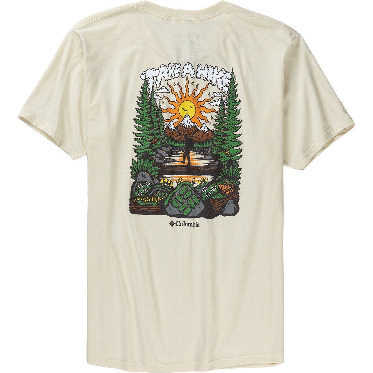 Image of Columbia Hikequest Short-Sleeve T-Shirt - Men's Chalk, M