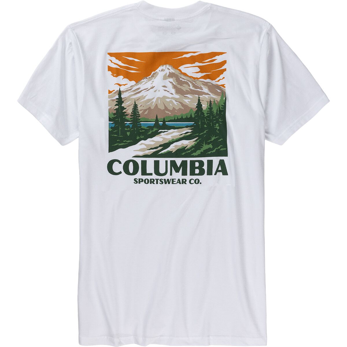 Image of Columbia Hoody Short-Sleeve T-Shirt - Men's White, S
