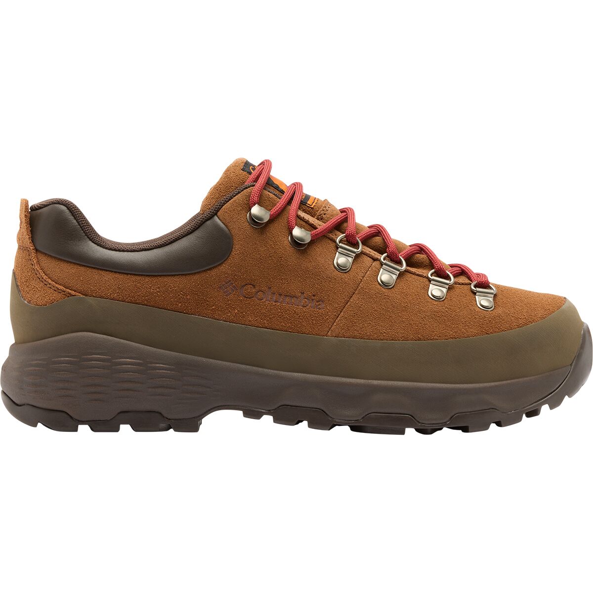 Image of Columbia Newton Alpine Low Hiking Shoe - Men's Grizzly Bear/Red Oxide, 11.5