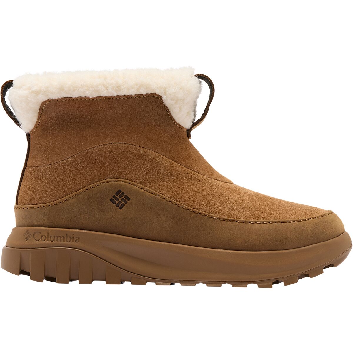 Image of Columbia Snowtrot Ease Boot - Women's Elk/Light Brown, 8.5