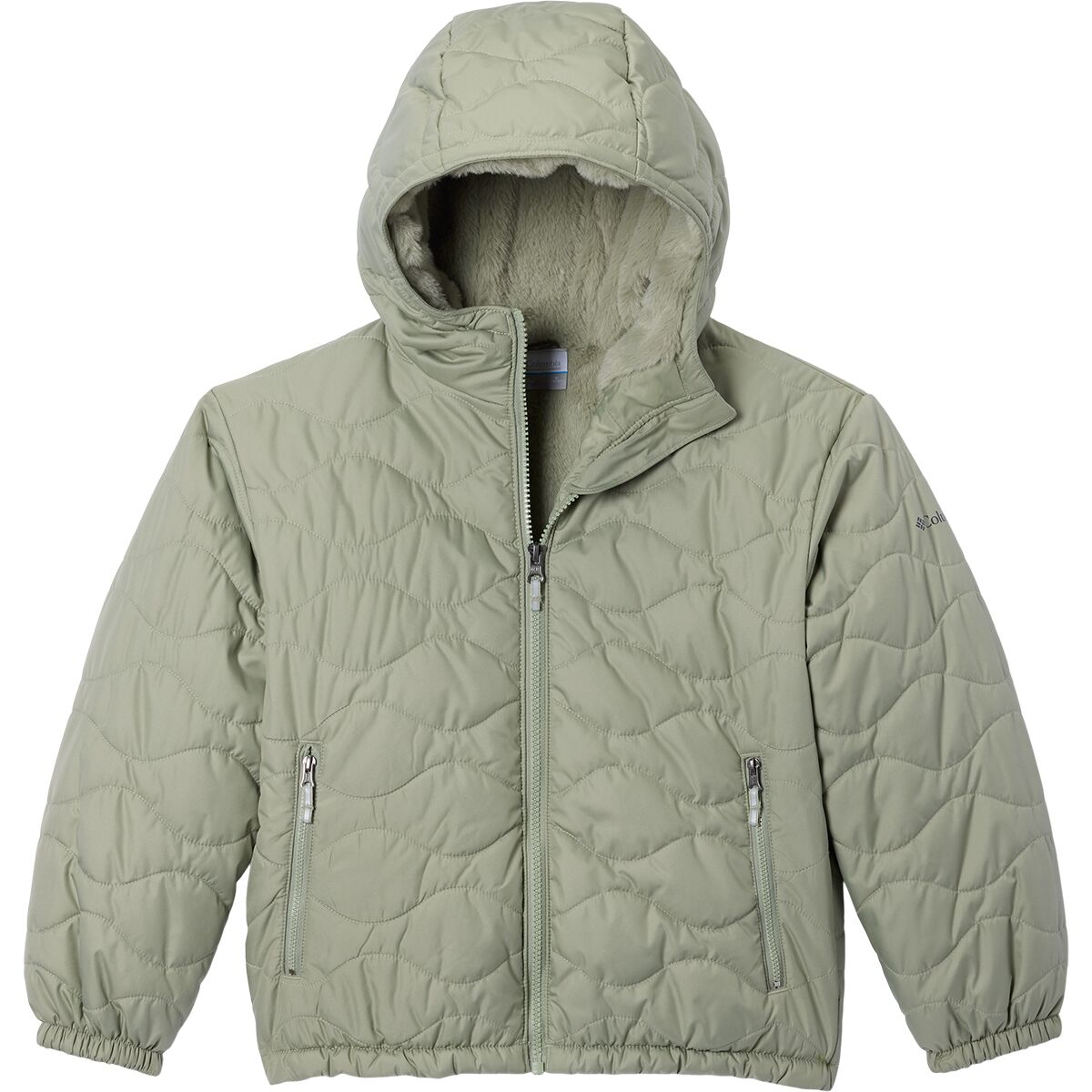 Image of Columbia Bella Plush III Jacket - Girls' Safari, XL