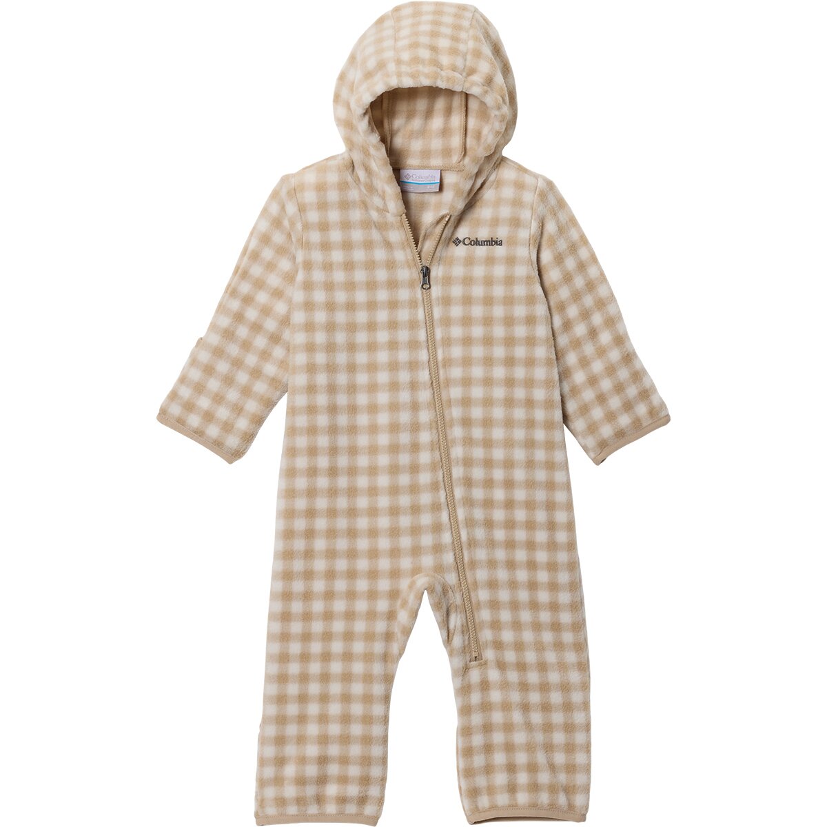 Image of Columbia Snowtop II Bunting - Infants' Ancient Fossil Gingham, 18/24M