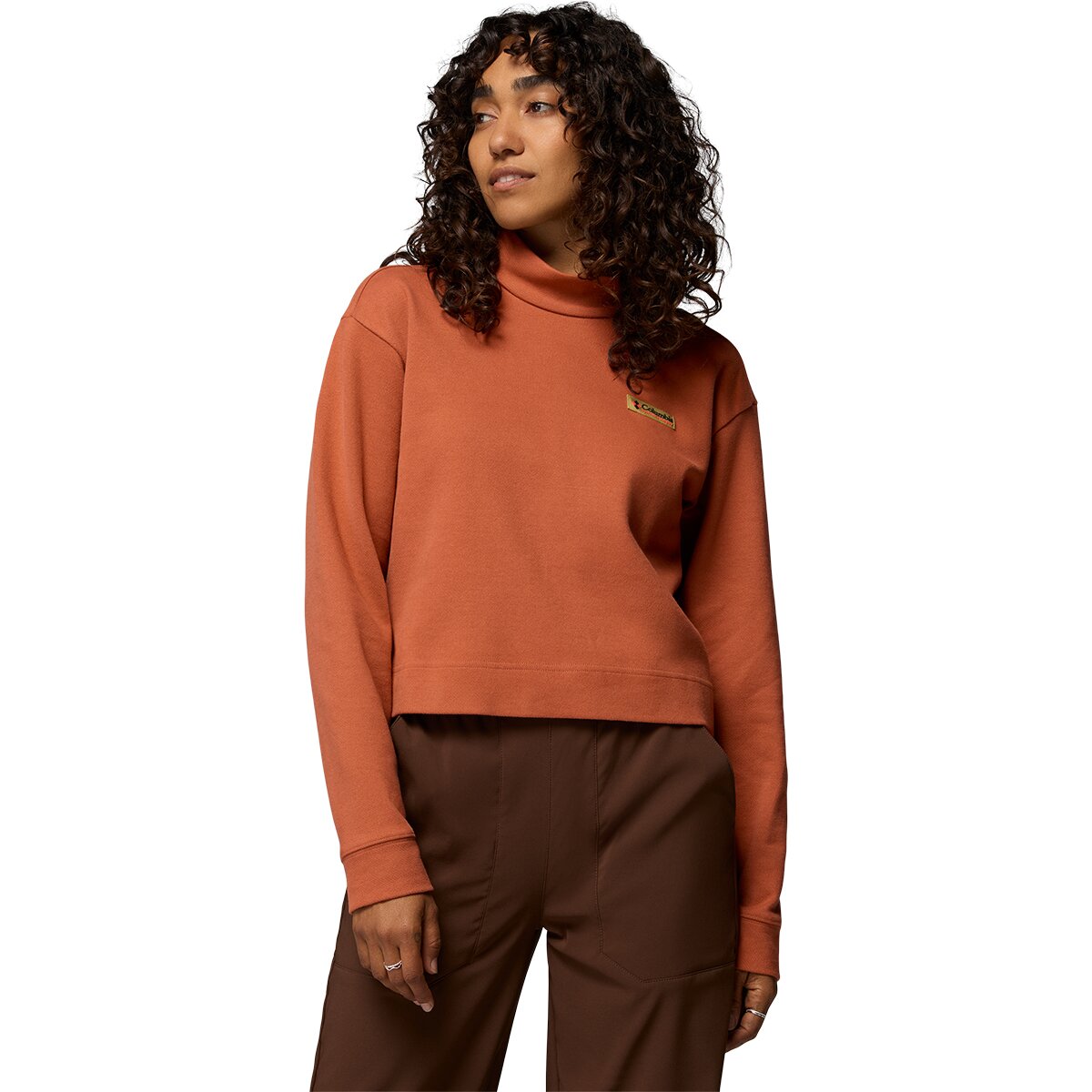 Image of Columbia Sauvie Sky Knit Pullover Top - Women's Teak Brown, S
