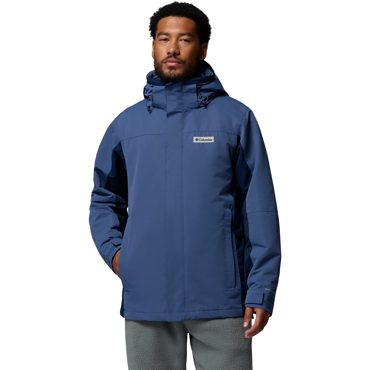 Image of Columbia Bugaboo IV Fleece Interchange Jacket - Men's Dark Mountain/Collegiate Navy, S