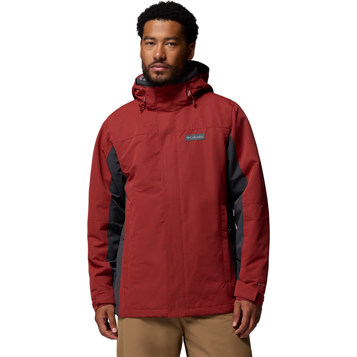 Image of Columbia Bugaboo IV Fleece Interchange Jacket - Men's Red Oxide/Shark, M