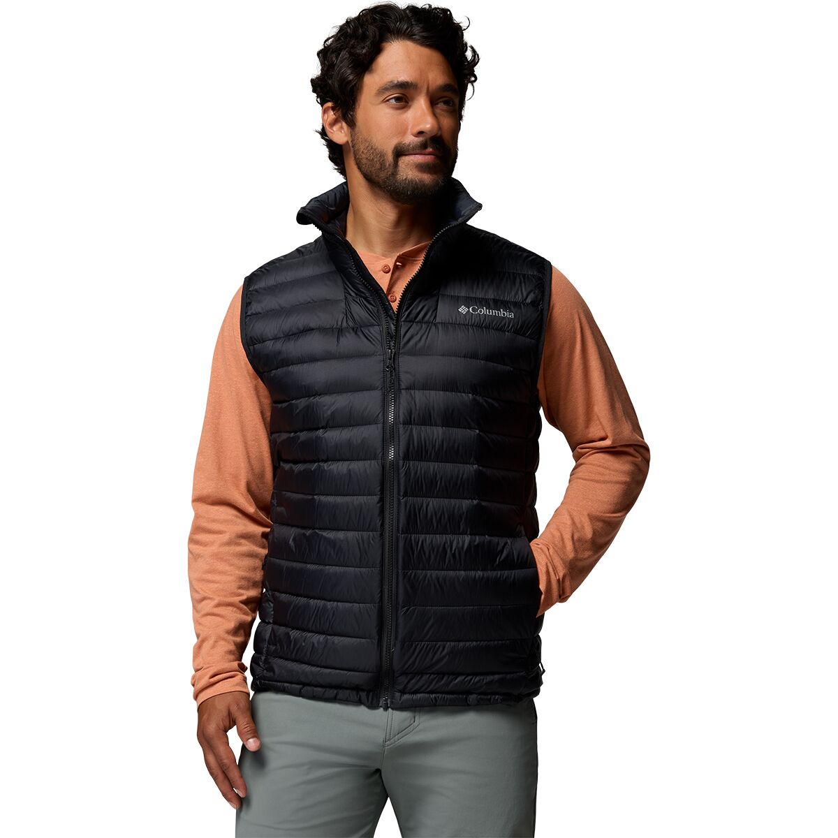 Image of Columbia Corelite Down Vest - Men's Black, XXL