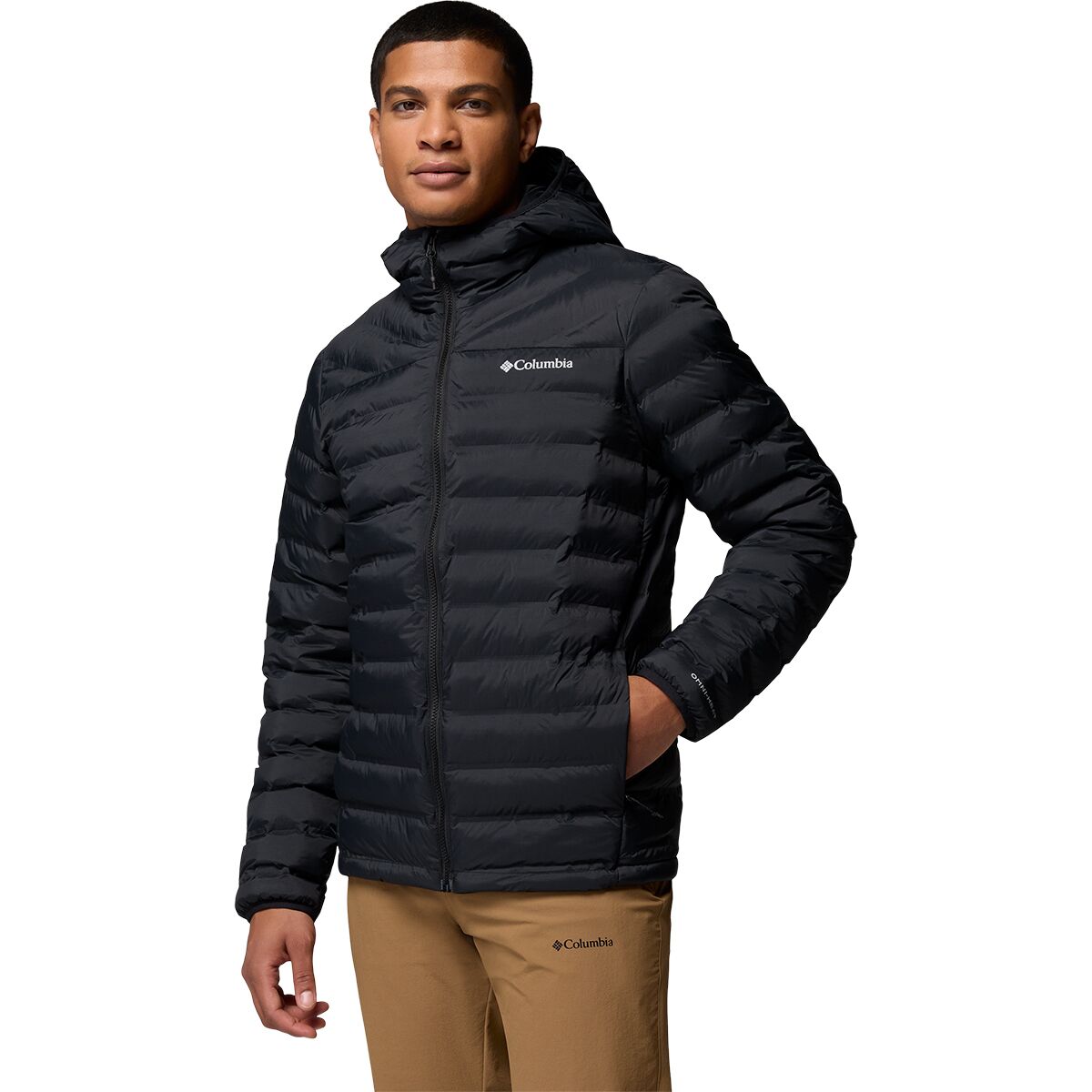 Image of Columbia Terwilliger Trail Heat Seal Hdd Jacket - Men's Black, L