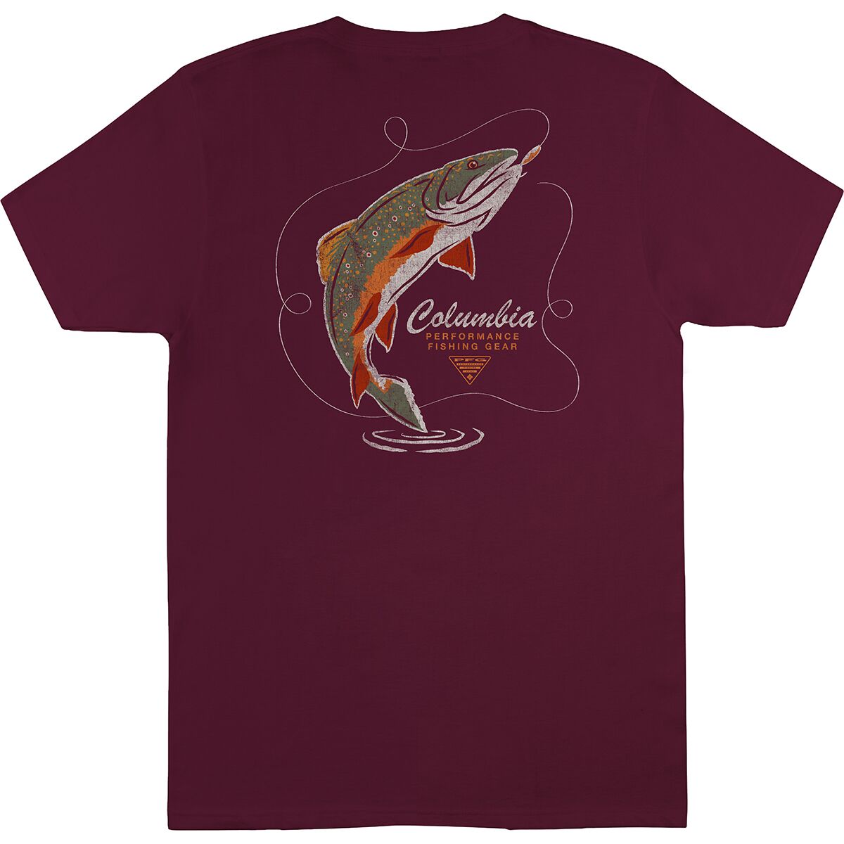 Image of Columbia Brookie T-Shirt - Men's Rich Wine, M