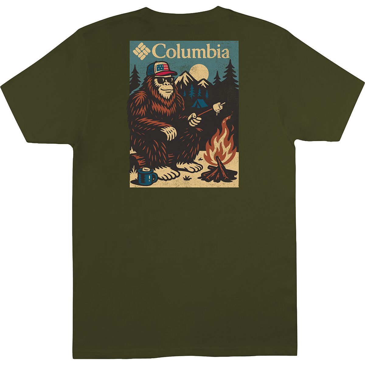 Columbia Columbia Squatchin T-Shirt - Men's Surplus Green, M