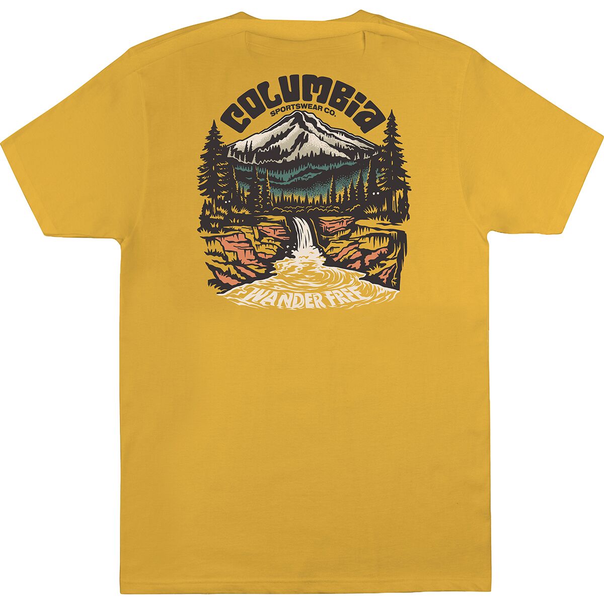 Image of Columbia Wader T-Shirt - Men's Mustard, M