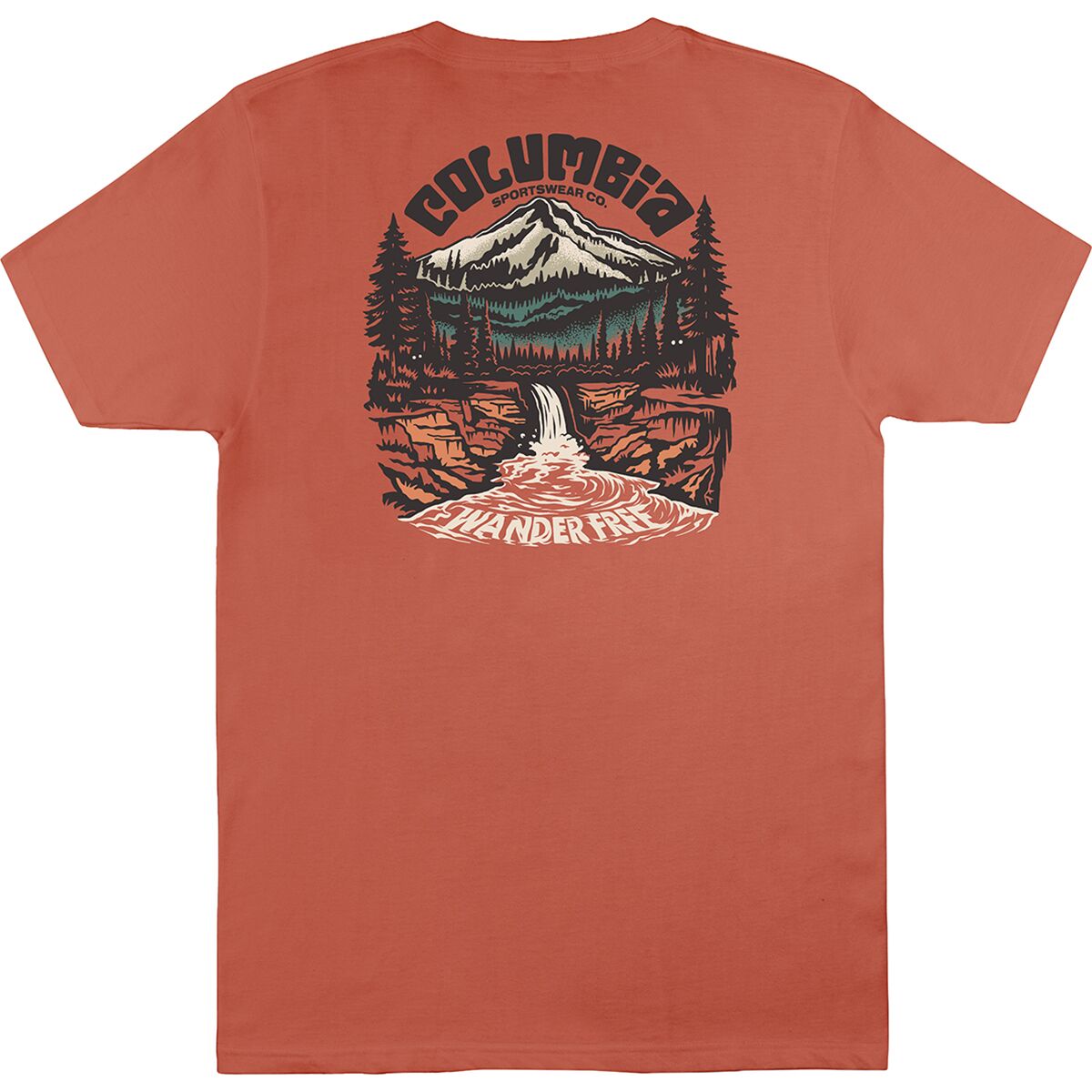 Image of Columbia Wader T-Shirt - Men's Tuscan, S
