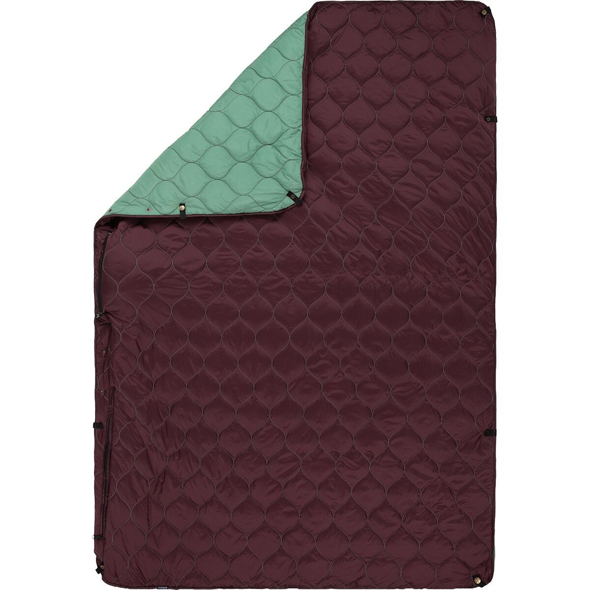 Image of Coalatree Puffy Kachula Adventure Blanket Maroon Bells, One Size