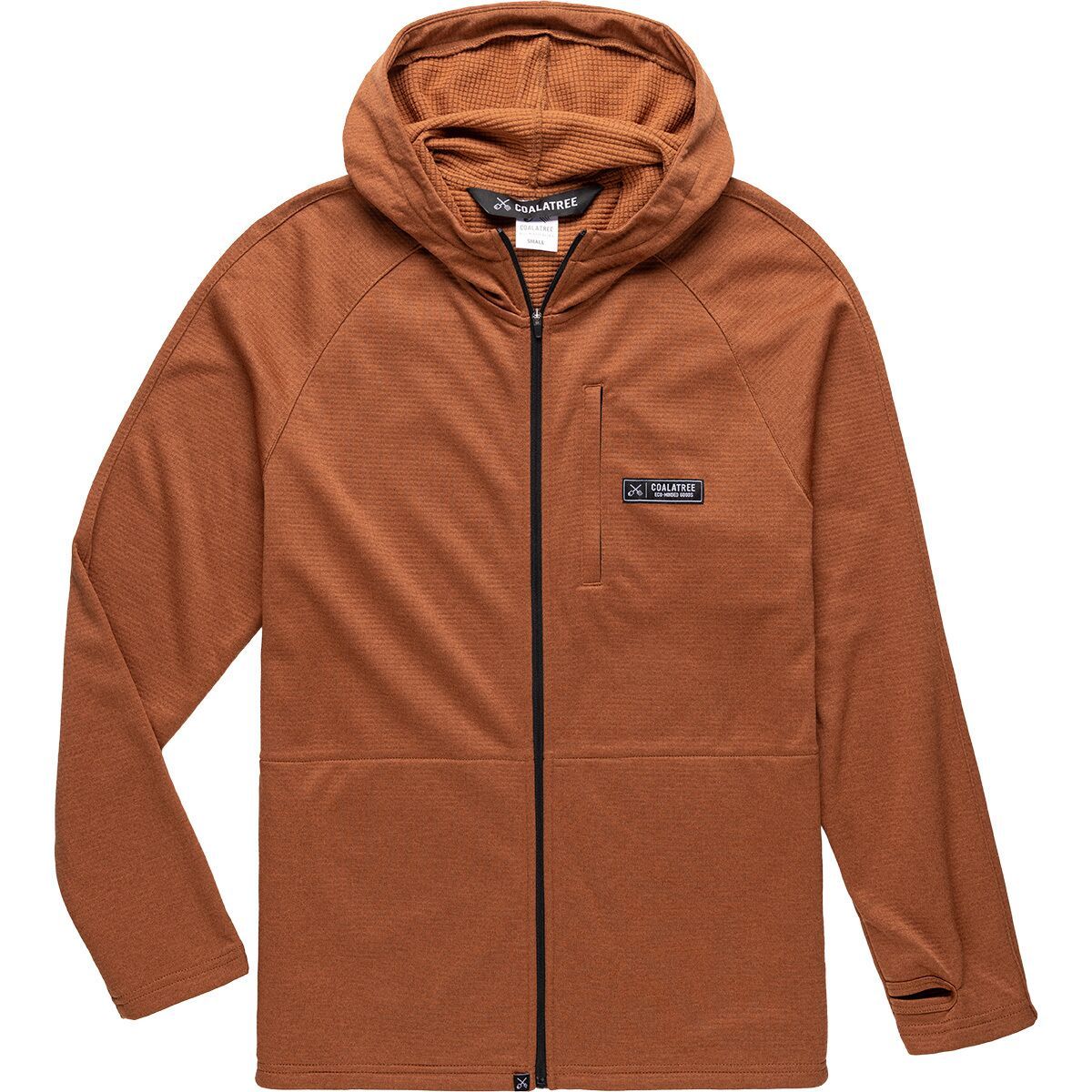 Image of Coalatree Baseline Midlayer Fleece Jacket Brick, XXL