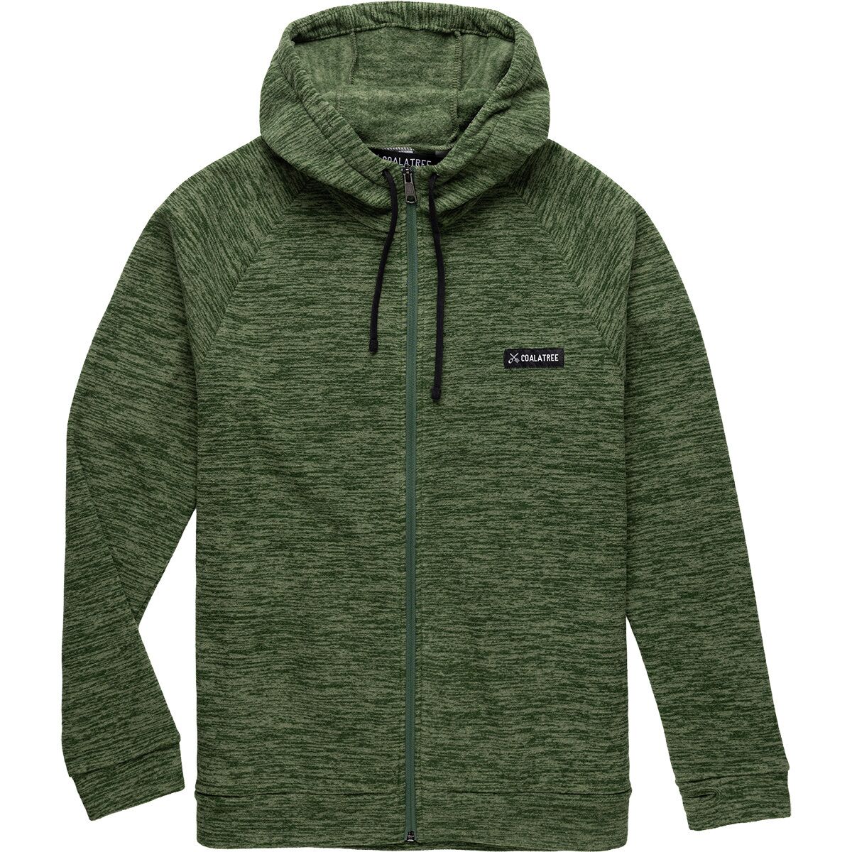 Image of Coalatree Evolution Full-Zip Hoodie - Unisex Green, XXL