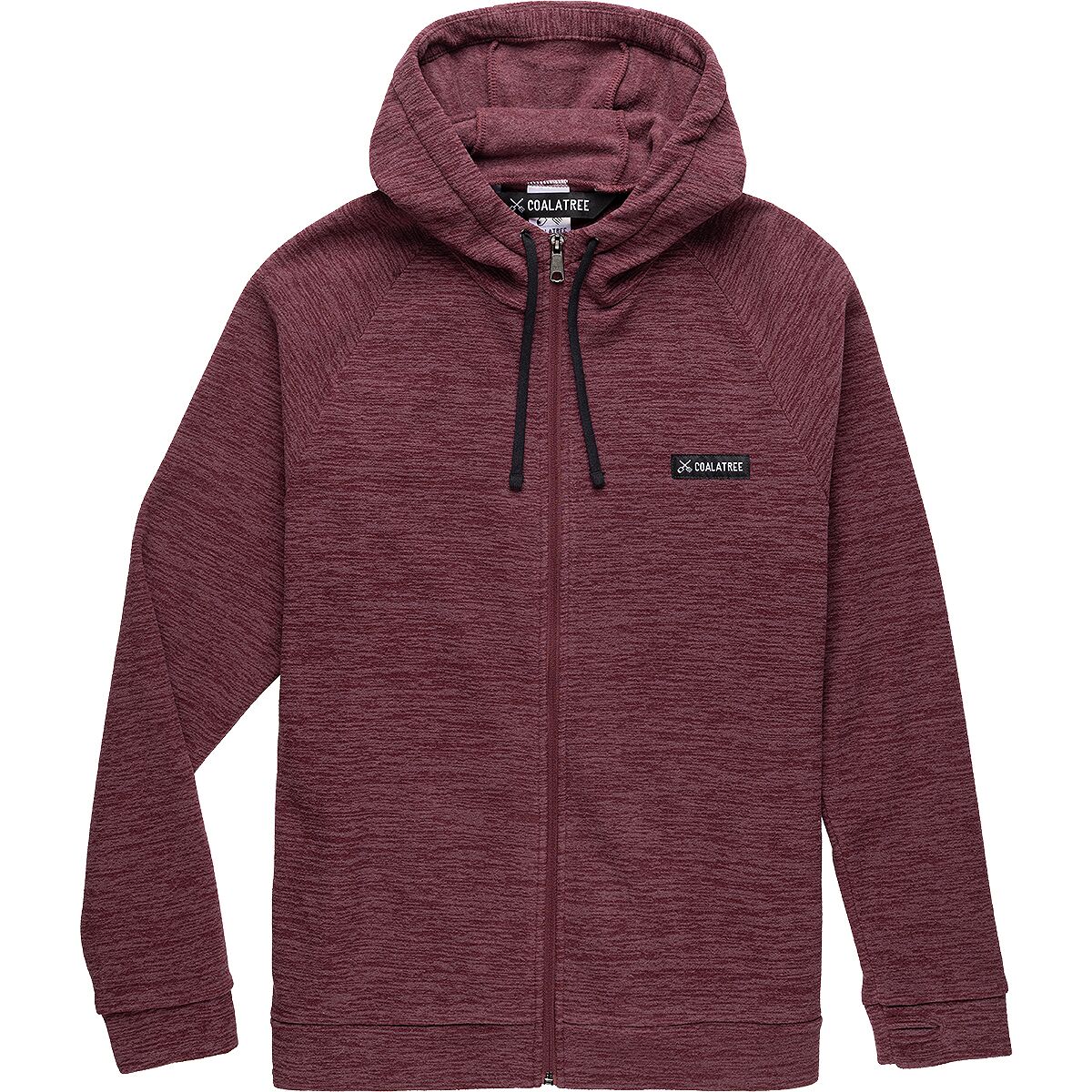 Image of Coalatree Evolution Full-Zip Hoodie - Unisex Maroon, XS