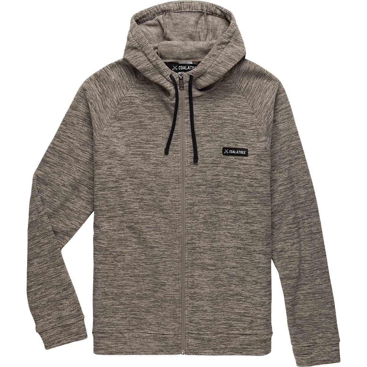 Image of Coalatree Evolution Full-Zip Hoodie - Unisex Oatmeal, M