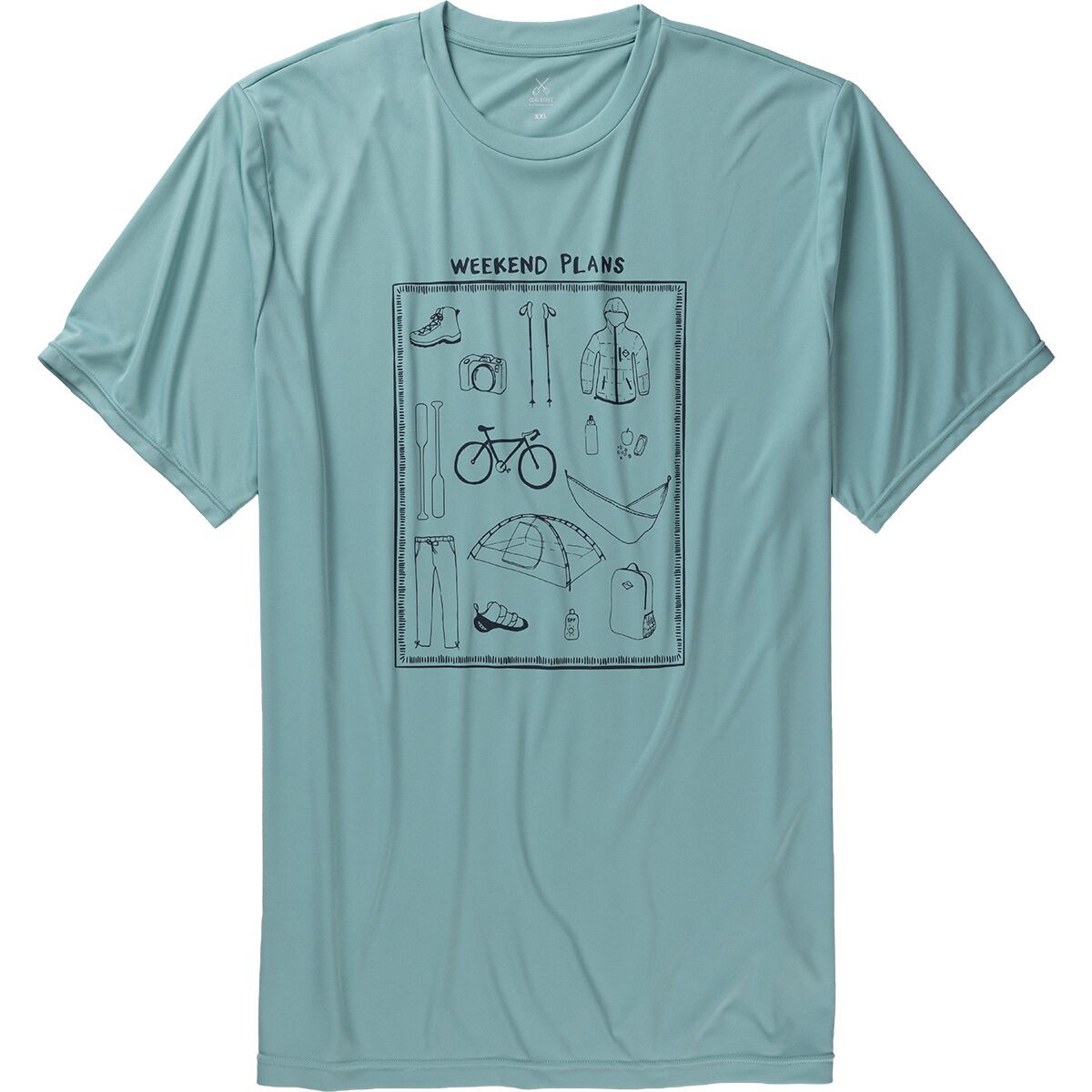 Image of Coalatree Quick Dry Short-Sleeve T-Shirt - Unisex Aquifer, XXL