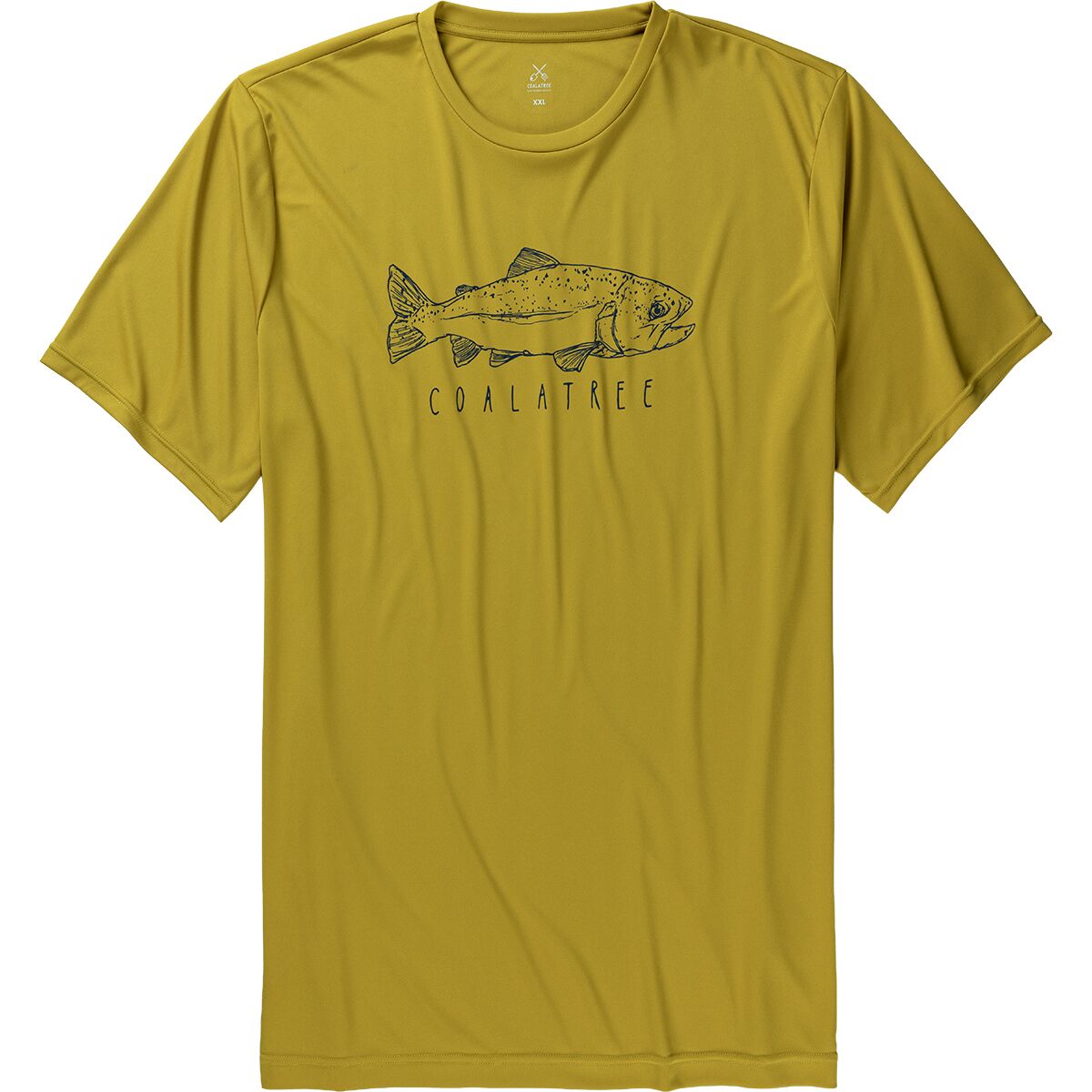 Image of Coalatree Quick Dry Short-Sleeve T-Shirt - Unisex Fish Honey, XXL