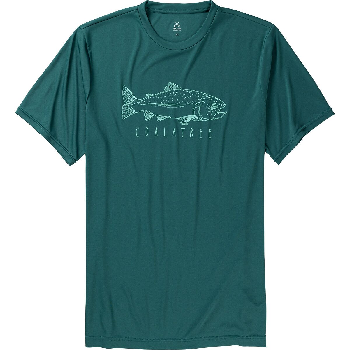 Image of Coalatree Quick Dry Short-Sleeve T-Shirt - Unisex Pacific, XL