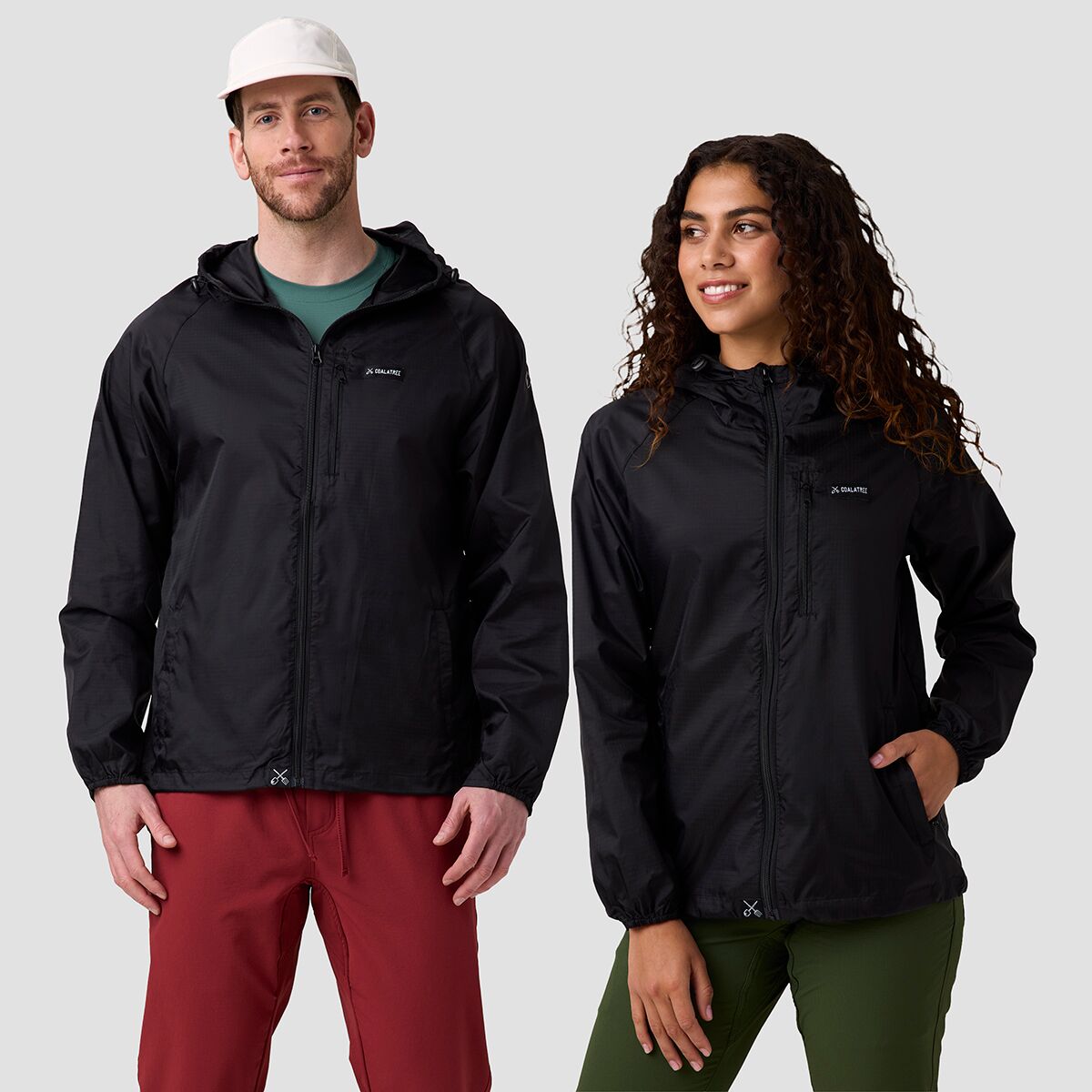 Image of Coalatree Whistler Windbreaker - Unisex Black, L