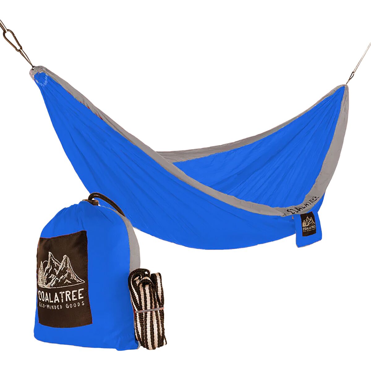 Coalatree Coalatree Wanderer Double Hammock Blue/Grey, One Size